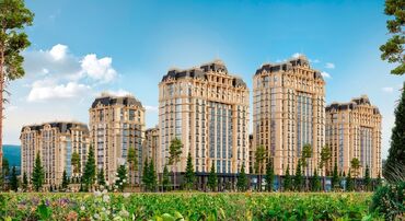 Продажа квартир: 3 комнаты, 122 м², Элитка, 6 этаж, ПСО (под самоотделку)