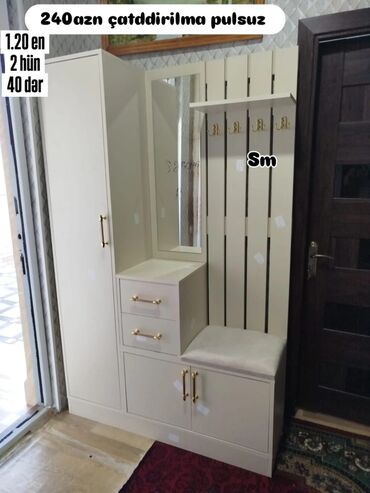 qapi pencereler: Прямой шкаф, Для прихожей, Для одежды, 1 дверь