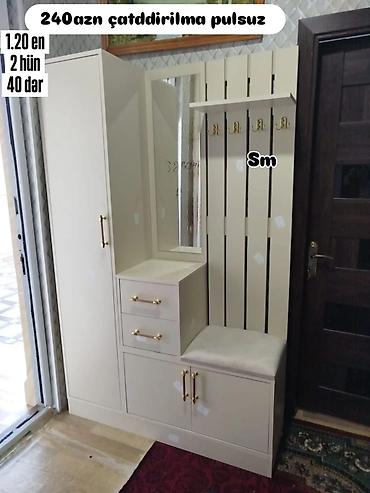 Düz dolab, Dəhliz üçün, Paltar üçün, 1 qapı