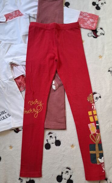 Paketi dečije odeće: Paket: Helanke, Majice, Pantalone, Za devojčice, uzrast: 7-8 godina — 4