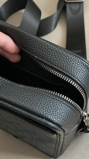 Барсетки: Барсетка, Coach, Материал: Комбинированный материал, Застежка на молнии, Множество карманов, Моющийся материал, Б/у — 5