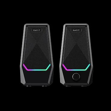 xbow one: Gaming stereo zvučnici sa RGB osvetljenjem - Set od 2 kompaktna — 10