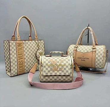 Torbe: Ženske torbe i ranac – modni setovi sa logotipom. Prva kopija — 11