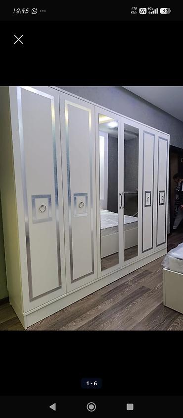 Dolablar: Yeni, 6 qapı, Güzgülü, Açılan, Düz dolab — 5