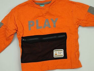 pomaranczowa bluzka chłopięca: Bluzka, Little kids, 4-5 lat, 104-110 cm, stan - Dobry