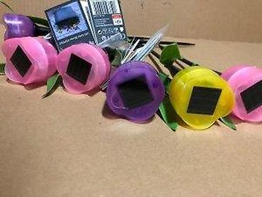 Baštenska rasveta: LED solarne baštenske lampe u obliku tulipana – Flower Power “LED — 10