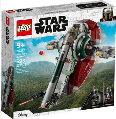 lego для детей: Lego Star Wars 🌟 75312, Звездолёт Бобы Фетта, рекомендованный возраст
