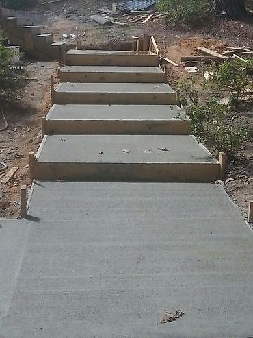 Бетонные работы: Стяжка фундамент Атмостка лестница сделаем. - Бетонирование дворов — 9