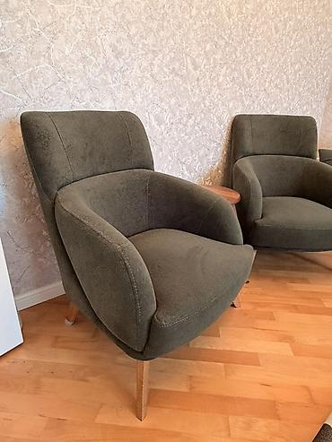 sdullar: Məhsul: 2 ədəd rahat lounge kreslosu - Rəng: Zeytun-yaşıl — 3