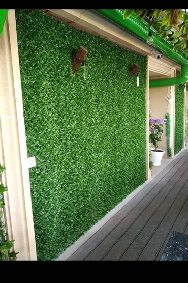 Bağ və bostan üçün digər məhsullar: Yaşıl dekorativ hasar-çim çit-setka qazon. Şirkətimiz tərəfindən — 28