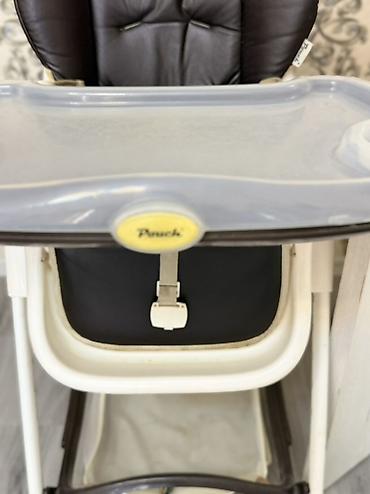 masın oyunları: Uşaqlar üçün yemək stolu olan yüksək oturacaq - Brend: Pouch (loqo ön — 7