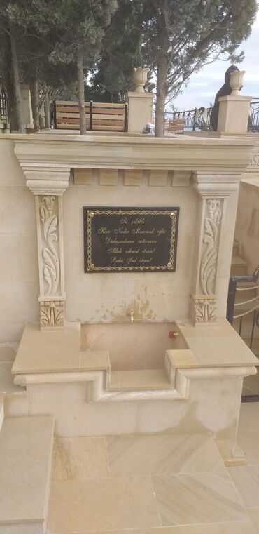 Fəvvarələr: QIYMET RAZILASMA YOLUYLA. Məhsul: Həyət və bağ üçün dekorativ daş — 15