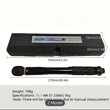 mikrometr: Məhsul: Mikrometr göstəricili, tənzimlənən moment açarı (1/2" sürücü) — 2