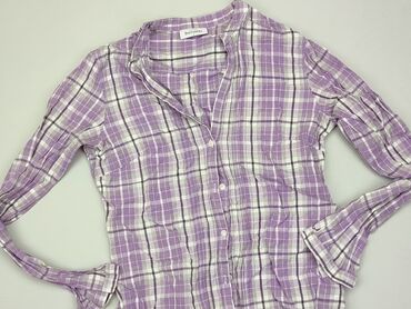 liliowa bluzki damskie: Shirt, S (EU 36), condition - Good