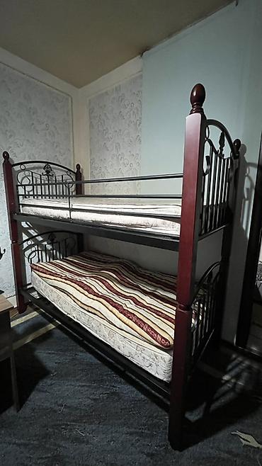 tatto: Oğlan və qız üçün, İşlənmiş, Çarpayı, Matras ilə, Siyirməsiz, Dəmir — 1