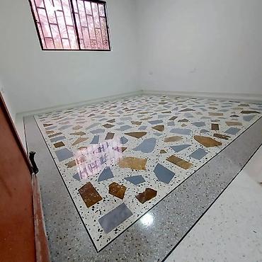 taza: Мозаичные полы терраццо, бетонные полы терраццо, terrazzo floor — 10