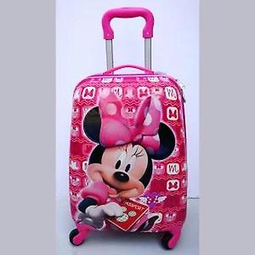 Rančevi, torbe i koferi: Dečiji kofer na točkiće – Minnie Mouse dizajn - Tvrda ABS školjka u — 7