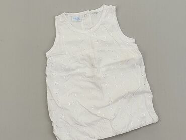 biała koszulka dziecięca: Bluzka, 6-9 m, stan - Bardzo dobry