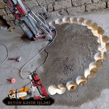 Beton işləri: Beton kəsmə beton deşmə xidməti Karot - HILTI DD 200 / 350 ilə 25 ° — 14
