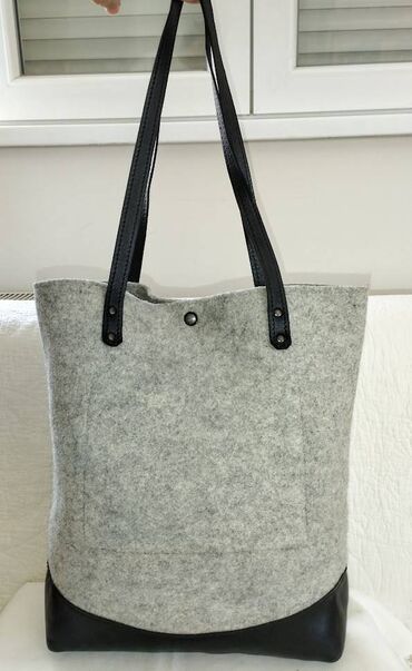 bluza sivo teget: Unikatna Italijanska torba ručni rad Unikatna i nesvakidašnja torba
