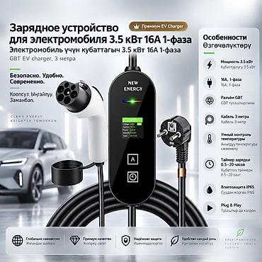 Зарядное устройство для китайских электромобилей, сумка в комплекте