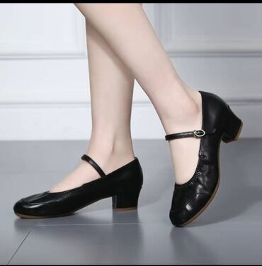 танцевальная обувь: Туфли цвет - Черный