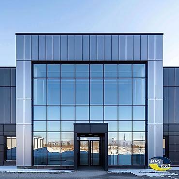 Фасадные работы: АКП АЛЮКАБОНД ШИРОКАФОРМАТ КЕРОМАГРАНИТ АЛЬКАПОН АЛЮКБОНД — 28