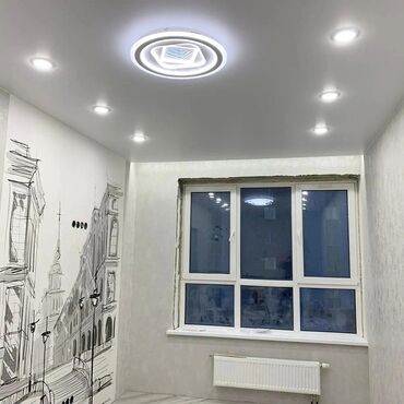 Натяжной потолок: Натяжной потолок Глянцевое, Матовое, 3D потолки Бесплатный замер, Гарантия, Бесплатная консультация — 3