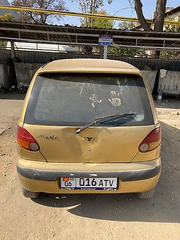 аварийном матиз: Daewoo Matiz: 2000 г., 0.8 л, Механика, Бензин, Хэтчбэк — 5