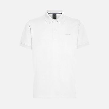 стойка воротник: Мужская футболка, 2XL, Guess, Новый, цвет - Белый, Платная доставка — 1