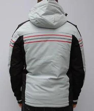 Zimske jakne: Muška zimska jakna sa kapuljačom - Boja: svetlosiva sa crnim — 16