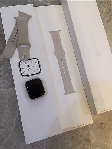 ipad pro 11 2021: Məhsul: Apple Watch series 7. (kvadrat korpuslu model), starlight — 2