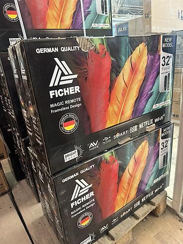 ремонт тв бокса: FICHER SMART TELEVİZORLAR Ölçülər: - 32" (81 sm). 220 - 43" (109 sm) — 4