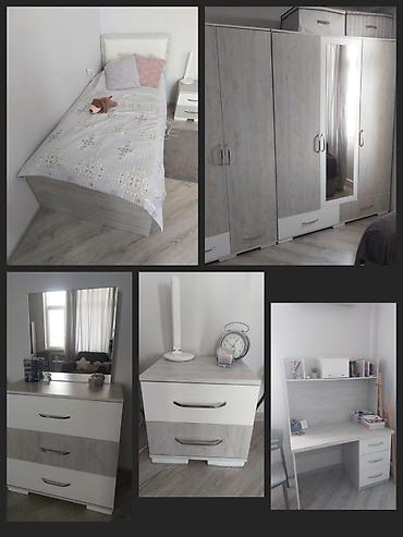 ❤️Genc otaq mebeli ✅Satilir 550 azn ✅Carpayi,2 eded dolab,yazi