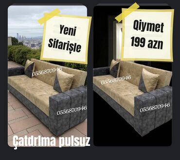 Divanlar: Künc divan, Yeni, Açılan, Bazalı, Parça, Şəhərdaxili pulsuz çatdırılma — 14