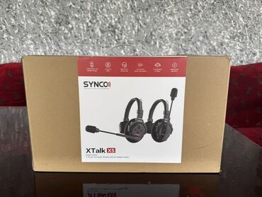 Səsgücləndiricilər, qulaqlıqlar və mikrofonlar: SYNCO XTalk S – simsiz interkom qulaqlıq dəsti Məhsul: SYNCO XTalk S — 10