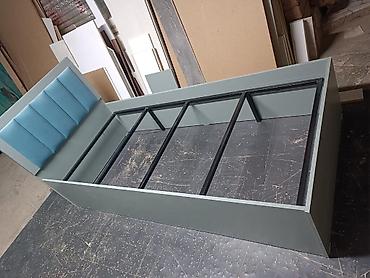 Односпальные кровати: Односпальная кровать, Новый, С мягким изголовьем, длина - 200 см — 6