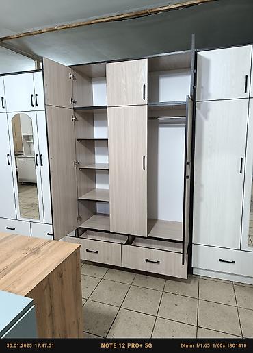 Шкафы для одежды: Шкаф для одежды, Новый, Прямой, ЛДСП — 2