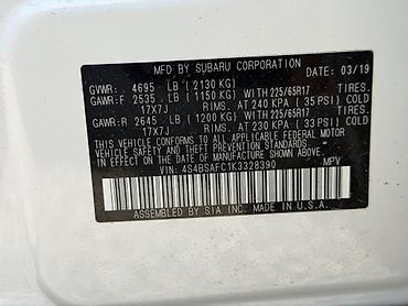 Subaru: Subaru Outback: 2019 г. — 11