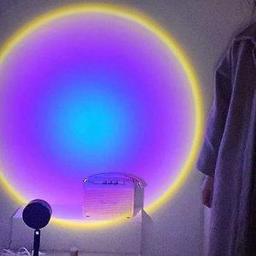 staklene case maxi: 🌅 NOĆNA LAMPA – SUNSET / RAINBOW PROJEKTOR LED USB Lampa – Zalazak — 10