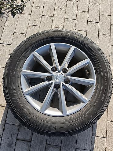 60: Комплект из 2 колес в сборе: оригинальные литые диски Hyundai + зимние — 3