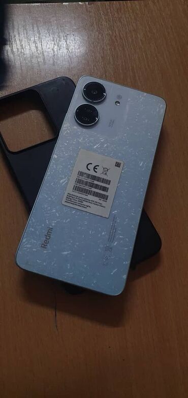 авто сигналка: Redmi, Redmi 13C, Б/у, 128 ГБ, цвет - Синий, 2 SIM