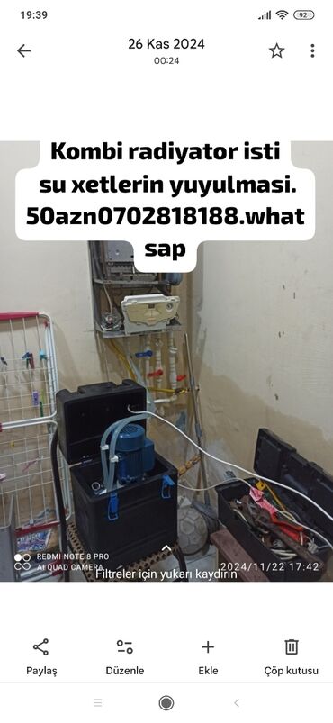 Kombi təmiri: Xidmət: Kombilərin təmiri və yuyulması Təkliflər: - Kombi-radiator -da lalafo.az — 2 Kombi təmiri: Xidmət: Kombilərin təmiri və yuyulması Təkliflər: - Kombi-radiator — 2