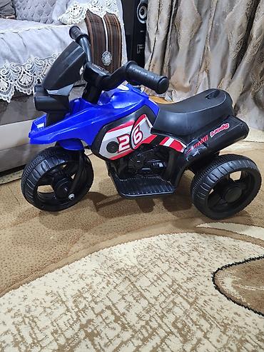 cadir evler: Uşaq üçün elektrikli üçtəkərli motosiklet alinib 110m 4 ay istifade — 4