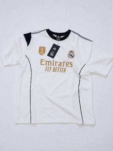 Эркектер кийими: Футбольная игровая футболка Real Madrid с коротким рукавом. - Цвет — 2