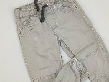 spodnie jeans szare: Spodnie jeansowe, 3-4 lat, 98/104, stan - Dobry