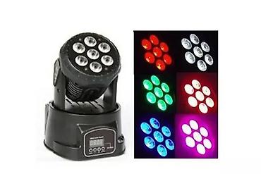 grafit za ringle: Mini LED Roto Glava 7x10W Mini Roto Glava LED Wash 7x10W sa — 1