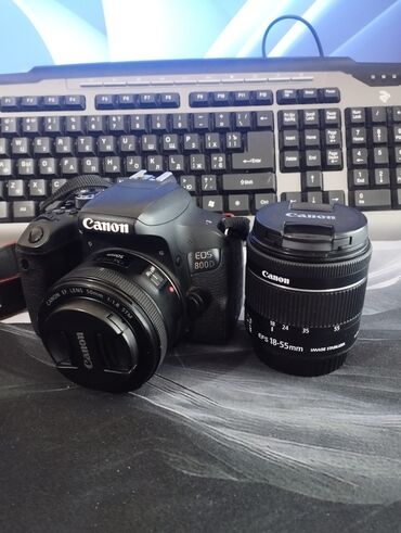 instax mini 12 qiymeti: Canon EOS 800D DSLR fotoaparat + 2 obyektiv dəsti Komplekt: - Canon