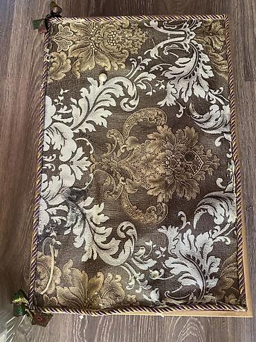 xbox one fat: Zərif naxışlı dekorativ tray/servis altlığı - Material: Bərk taxta — 2