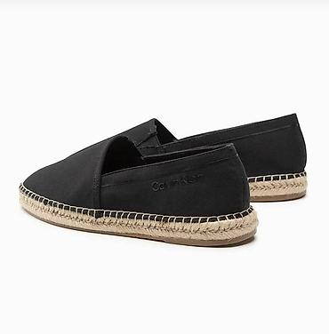 calvin: Calvin Klein original kişi espadrili – qara rəng Ölçü: 42(40-41 — 2